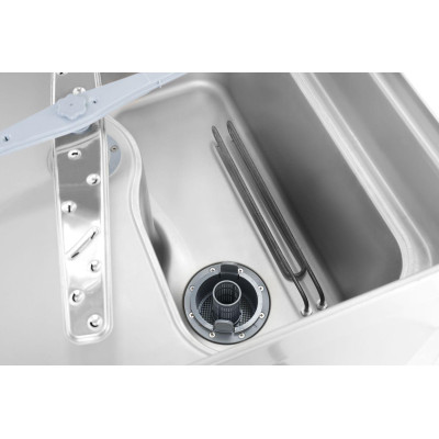 Průchozí myčka, elektronické ovládání, HENDI, Profi Line, Stříbrná, 400V/6520W, 655x785x(H)1500mm