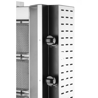 Plynový gril na kebab, HENDI, 230V/13200W, 13,2kW, 537x639x(H)1013mm