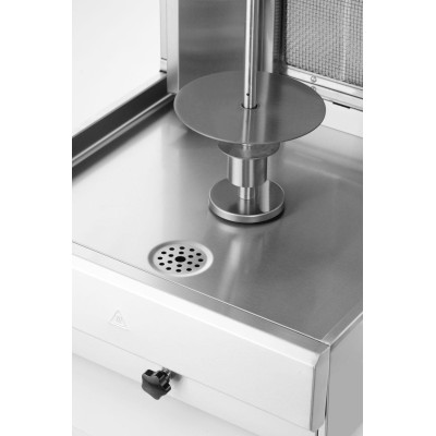 Plynový gril na kebab, HENDI, 230V/13200W, 13,2kW, 537x639x(H)1013mm