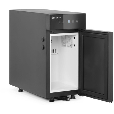 Chladnička na mléko, HENDI, Profi Line, 9L, Černá, 230V/65W, 220x450x(H)455mm