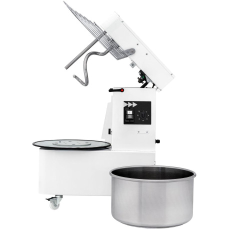 Spirálový mixér se zvedací hlavou a odnímatelnou mísou, 10 l, Prismafood, 35 kg/h, 10L, 230V/370W, 380x600x(H)645mm