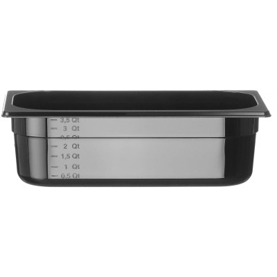 Nádoba GN 1/3 COOL, HENDI, COOL, GN 1/3, 3,8L, Černá, 325x176x(H)100mm