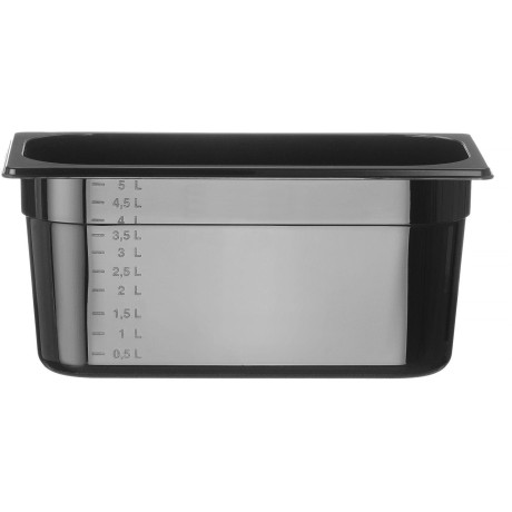 Nádoba GN 1/3 COOL, HENDI, COOL, GN 1/3, 5,5L, Černá, 325x176x(H)150mm