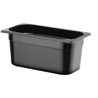 Nádoba GN 1/3 COOL, HENDI, COOL, GN 1/3, 5,5L, Černá, 325x176x(H)150mm