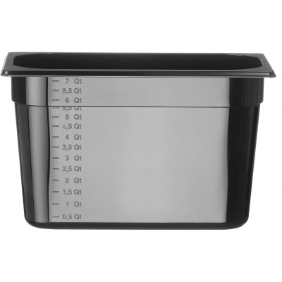 Nádoba GN 1/3 COOL, HENDI, COOL, GN 1/3, 7,1L, Černá, 325x176x(H)200mm