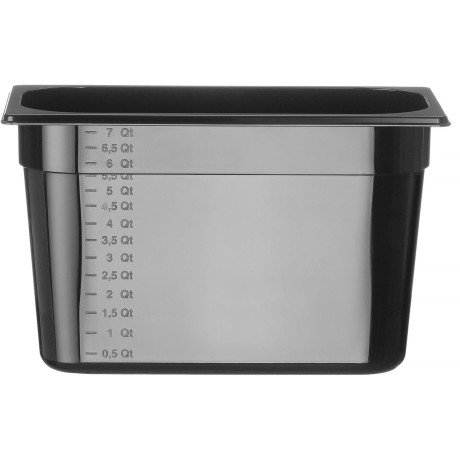 Nádoba GN 1/3 COOL, HENDI, COOL, GN 1/3, 7,1L, Černá, 325x176x(H)200mm