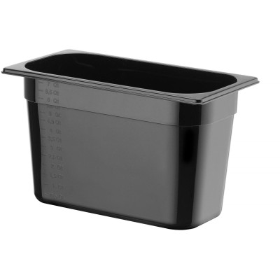 Nádoba GN 1/3 COOL, HENDI, COOL, GN 1/3, 7,1L, Černá, 325x176x(H)200mm