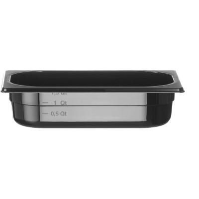 Nádoba GN 1/4 COOL, HENDI, COOL, GN 1/4, 1,7L, Černá, 265x163x(H)65mm