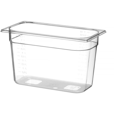 Nádoba GN 1/3 COOL, HENDI, COOL, GN 1/3, 7,1L, Průhledná, 325x176x(H)200mm