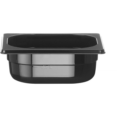 Nádoba GN 1/6 COOL, HENDI, COOL, GN 1/6, 1L, Černá, 176x162x(H)65mm