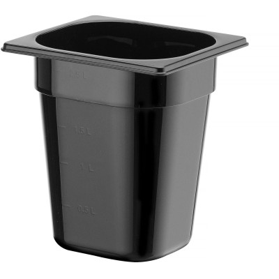 Nádoba GN 1/6 COOL, HENDI, COOL, GN 1/6, 2,8L, Černá, 176x162x(H)200mm