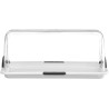 Roll-top vitrína, HENDI, Bílá, 380x260x(H)170mm, Obdélníkové