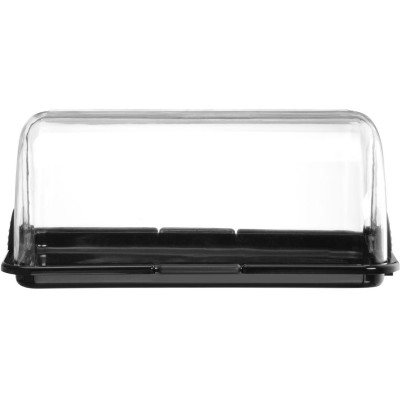Roll-top vitrína, HENDI, Černá, 380x260x(H)170mm, Obdélníkové