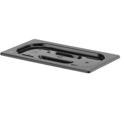 Víko pro nádobu GN 1/1 COOL, HENDI, COOL, GN 1/4, Černá, 265x163mm