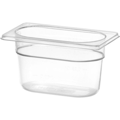 Nádoba GN 1/9 COOL, HENDI, COOL, GN 1/9, 0,9L, Průhledná, 108x176x(H)100mm