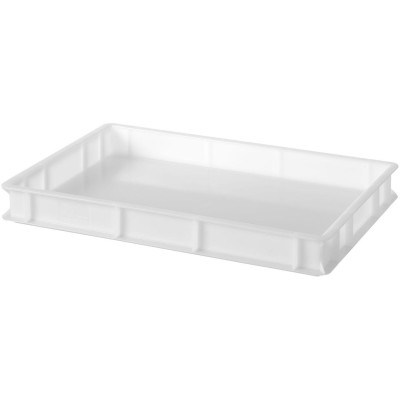 Krabice na těsto na pizzu 600x400, AmerBox, Profi Line, Bílá, 600x400x(H)70mm, Obdélníkové