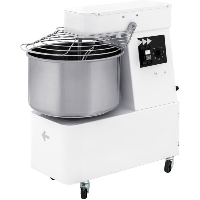 Spirálový mixer s pevnou mísou a 2 rychlostmi - 32 L, Prismafood, 88 kg/h, 32L, 400V/1700W, 430x740x(H)820mm