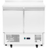 Chladicí pult, 2 dveře, Arktic, 169L, Stříbrná, 230V/220W, 900x700x(H)908mm