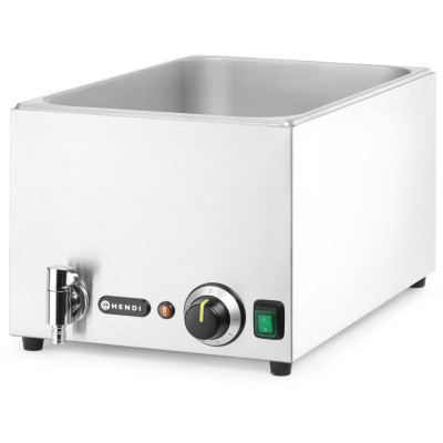 Bain-marie s vypouštěcím kohoutem Ranger, HENDI, GN (H)200mm, GN 1/1, 220-240V/1000W, 326x601x(H)279mm