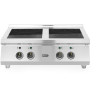 Indukční sporák, 4 varné zóny, HENDI, 2x3.5 kW hobs & 2x5 kW hobs, 400V/17000W, 800x700x(H)311mm