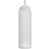 Láhev na ohřívač omáček, HENDI, 0,65L, Průhledná, ⌀68x(H)254mm