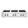 Indukční sporák, 6 varných zón, HENDI, 3x3.5 kW hobs & 3x5 kW hobs, 400V/25500W, 1200x700x(H)311mm