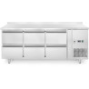 Chladicí pult, 6 zásuvek, Arktic, 135L, Stříbrná, 230V/400W, 1795x700x(H)840mm
