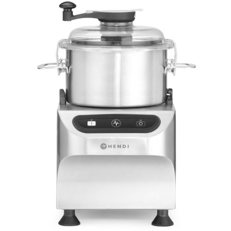 Elektrický kráječ do mísy, HENDI, Profi Line, 5 kg, Stříbrná, 230V/800W, 377x350x(H)520mm