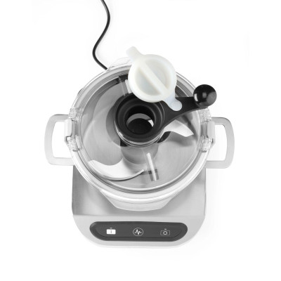 Elektrický kráječ do mísy, HENDI, Profi Line, 5 kg, Stříbrná, 230V/800W, 377x350x(H)520mm