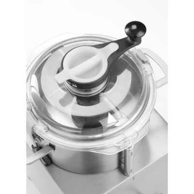Elektrický kráječ do mísy, HENDI, Profi Line, 5 kg, Stříbrná, 230V/800W, 377x350x(H)520mm