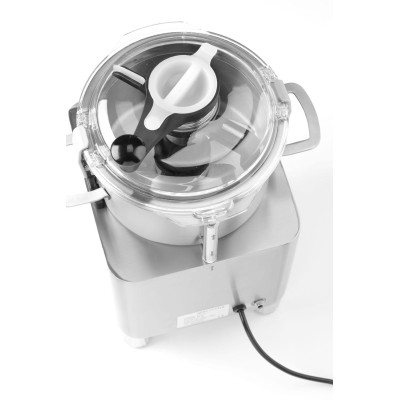 Elektrický kráječ do mísy, HENDI, Profi Line, 5 kg, Stříbrná, 230V/800W, 377x350x(H)520mm