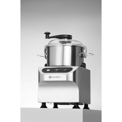 Elektrický kráječ do mísy, HENDI, Profi Line, 5 kg, Stříbrná, 230V/800W, 377x350x(H)520mm