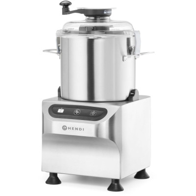 Elektrický kráječ do mísy, HENDI, Profi Line, 8 kg, Stříbrná, 230V/800W, 377x350x(H)586mm