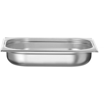 GN 1/2 kontejner, perforovaný, HENDI, Profi Line PLUS, GN 1/2, 4L, Stříbrná, 325x265x(H)65mm