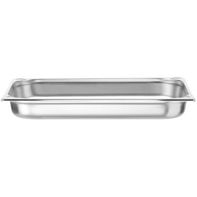 Nádoba GN 1/1, perforovaná, HENDI, Profi Line PLUS, GN 1/1, 9L, Stříbrná, 530x325x(H)65mm
