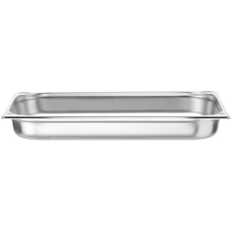 Nádoba GN 1/1, perforovaná, HENDI, Profi Line PLUS, GN 1/1, 9L, Stříbrná, 530x325x(H)65mm