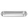 Nádoba GN 1/1, perforovaná, HENDI, Profi Line PLUS, GN 1/1, 9L, Stříbrná, 530x325x(H)65mm
