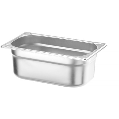 GN 1/4 nádoba, HENDI, Profi Line PLUS, GN 1/4, 2,8L, Stříbrná, 265x162x(H)100mm
