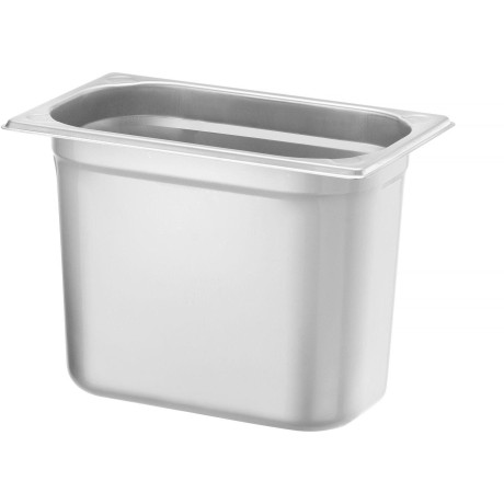 GN 1/4 nádoba, HENDI, Profi Line PLUS, GN 1/4, 5,5L, Stříbrná, 265x162x(H)200mm