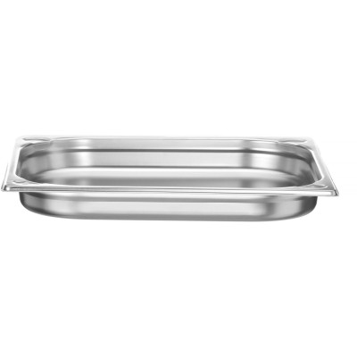 GN 2/3 kontejner, HENDI, Profi Line PLUS, GN 2/3, 3L, Stříbrná, 354x325x(H)40mm