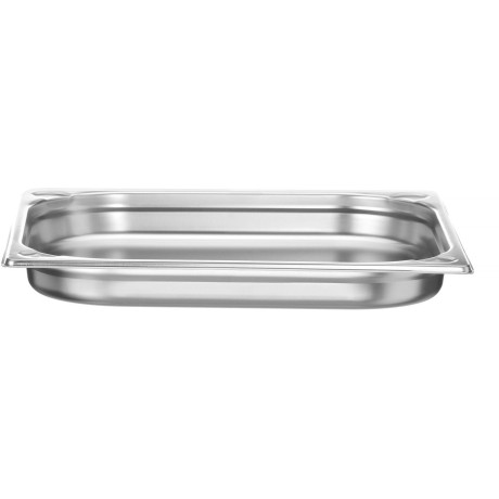 GN 2/3 kontejner, HENDI, Profi Line PLUS, GN 2/3, 3L, Stříbrná, 354x325x(H)40mm