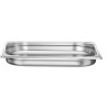 GN 2/3 kontejner, HENDI, Profi Line PLUS, GN 2/3, 3L, Stříbrná, 354x325x(H)40mm
