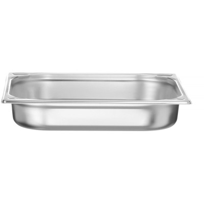 GN 2/3 kontejner, HENDI, Profi Line PLUS, GN 2/3, 5,5L, Stříbrná, 354x325x(H)65mm