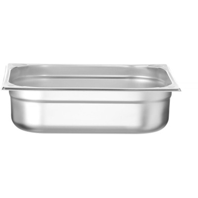 GN 2/3 kontejner, HENDI, Profi Line PLUS, GN 2/3, 9L, Stříbrná, 354x325x(H)100mm