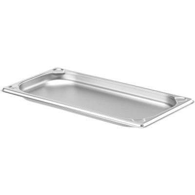 GN 1/3 kontejner, HENDI, Profi Line PLUS, GN 1/3, 0,8L, Stříbrná, 325x176x(H)20mm