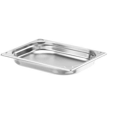 Nádoba GN 1/2, HENDI, Profi Line PLUS, GN 1/2, 2L, Stříbrná, 325x265x(H)40mm