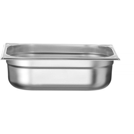 Nádoba GN 1/2, HENDI, Profi Line PLUS, GN 1/2, 6,5L, Stříbrná, 325x265x(H)100mm