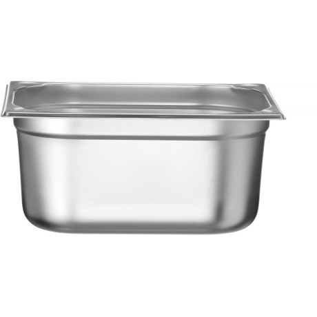 Nádoba GN 1/2, HENDI, Profi Line PLUS, GN 1/2, 9,5L, Stříbrná, 325x265x(H)150mm