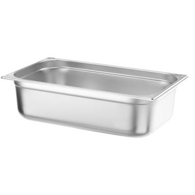 Nádoba GN 1/1, HENDI, Profi Line PLUS, GN 1/1, 21L, Stříbrná, 530x325x(H)150mm
