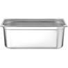 Nádoba GN 1/1, HENDI, Profi Line PLUS, GN 1/1, 28L, Stříbrná, 530x325x(H)200mm